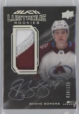 2020-21 SPx UD Black Lustrous Rookies Tier 1 38/125 Shane Bowers Patch Auto 0tu9