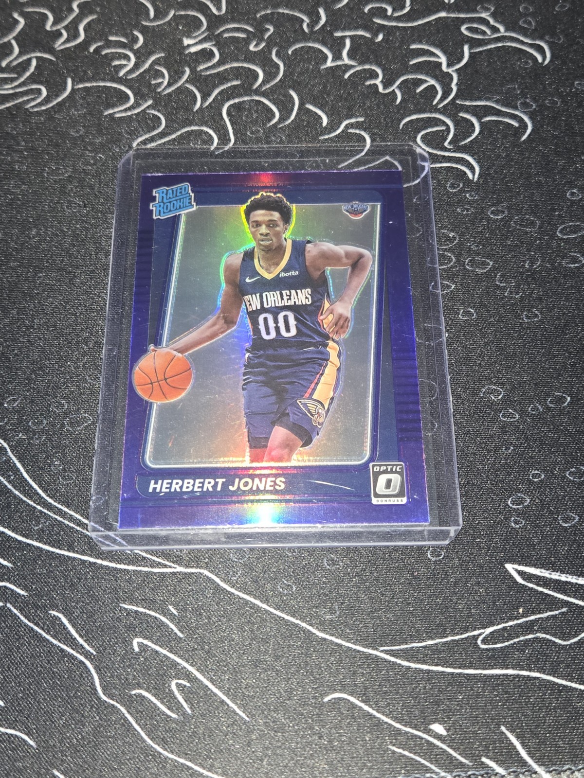 2021-22 Panini Donruss Optic - Rated Rookie Herbert Jones #157 Purple Prizm (RC)