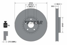 TEXTAR PRO Disque de frein Avant gauche pour LEXUS IS III (GSE3, AVE3) 334mm