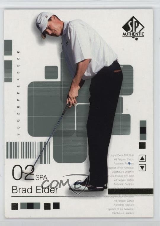 2002 SP Authentic Brad Elder #35SPA gc2
