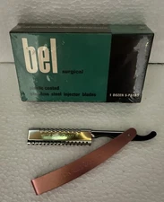 Vintage Weck® Hair Shaper® Razor With 60 New Coated, Stainless Steel Bel® Blades