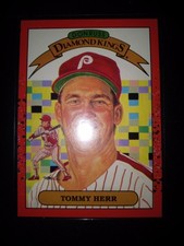 1990 Donruss - Diamond Kings Tom Herr #21
