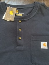 Carhartt Original Fit Short Sleeve Size Large Color Blue NWT