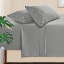 Manyshofu Extra Deep Pocket Queen Sheet Sets - Hotel Luxury 1800 Thread Count