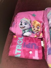 Paw Patrol 3 Piece Toddler Bedding Set Comforter 87  x62  Twin Bed Sheet Set No