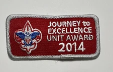2014 Journey to Excellence Silver Unit Scouts BSA JTE