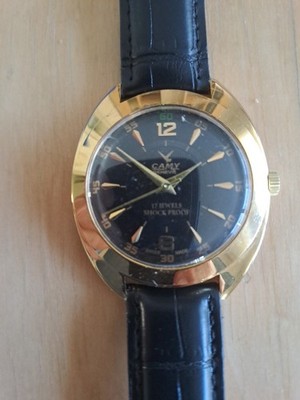 SCHÖNER UND SEHR SELTENER VINTAGE CAMY GENEVE HERRENARMBANDUHR