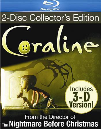 Coraline - 2-Disc Collector's Edition [Blu-ray] + 3D version and 4 pairs of glas - 第 1/1 張圖片