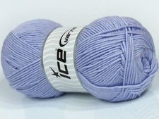 4-Skein Lot Baby Dream Yarn antipilling 4x100g/264m Lilac