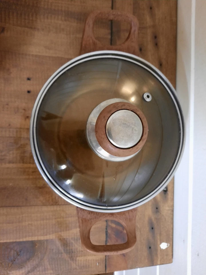 2 X Vintage Happy Princess 24ct Gold Stainless Steel Sauce Pans Pots Germany Lot - Image 3 of 4