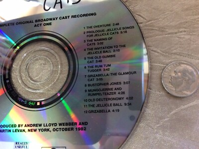 Cats (2-CD, 1983) Musical Cast Recording, Andrew Lloyd Webber
