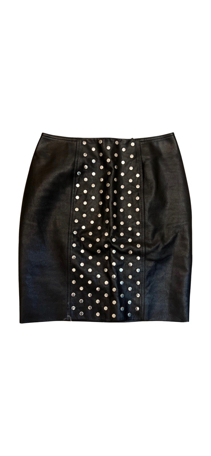 Gonna in pelle Saint Laurent taglia 38