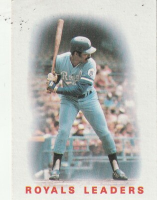 FREE SHIPPING-MINT-1986 Topps #606 Royals Leaders HAL MCRAE PLUS BONUS CARDS