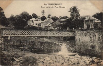 PC UNDERGROUND IRON BRIDGE CALLED BRIDGE BERNUS GUADELOUPE (a27893)