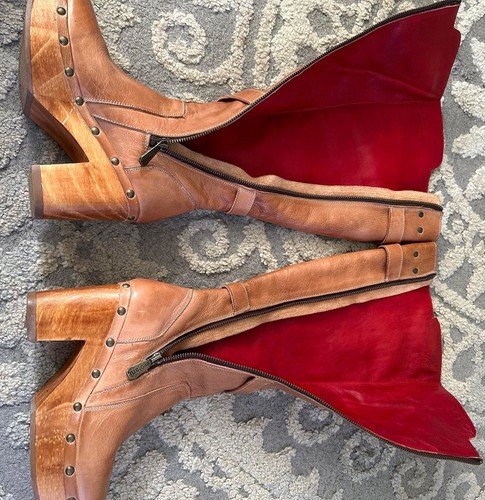BED STU Ceretti seltene Damen Leder Stiefel NEUWERTIG Gr. 7 (BESCHREIBUNG LESEN) - Bild 10 von 14