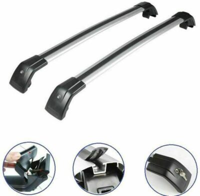 Fits for Mazda CX-50 CX50 2023-2024 Lockable Roof Rail Rack Cross
