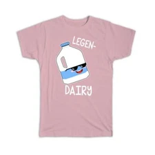 Gift T-Shirt : Milk Bottle Dairy Product Legendary Appreciation Cute Art For