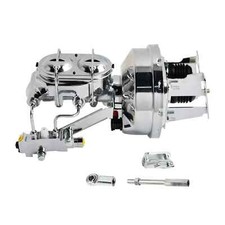 9 Chrome Power Brake Booster Conversion Kit Disc Drum For 1958-64 Chevy Impala 9 Chrome Power Brake Booster Conversion Kit Disc Drum For 1958-64 Chevy Impala
