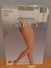 Vintage Pantyhose Secret Lycra Color Linen Size A BCAM77