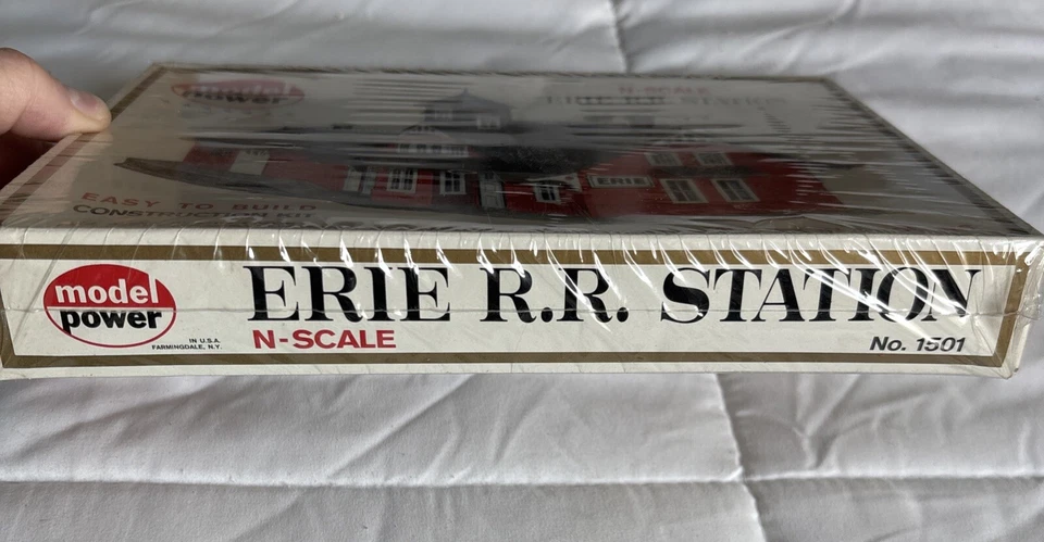 Vintage N Scale Model Power Erie R.R. Station West Germany No.1501 NEW SEALED - Image 2 of 4