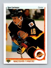 Igor Larionov 1990-91 Upper Deck Rookie #128 RC HOF MINT
