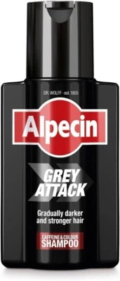 Alpecin Grey Attack Caffeine & Colour Shampoo Gradually Darker Hair 1x 200ml