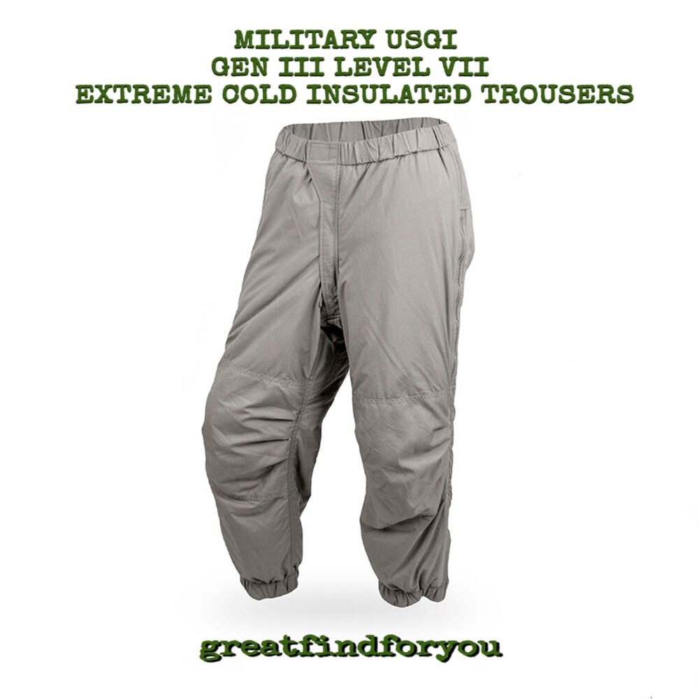 NEW W/TAGS MILITARY USGI GEN III LEVEL VII EXTREME COLD INSULATED