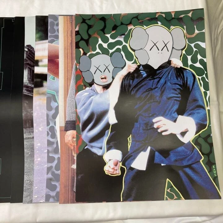 KAWS UNDERCOVER Complete Poster Set with Sticker Not for Sale Novelty Rare Japan