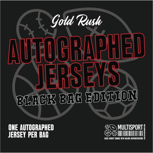 2025 GOLD RUSH MYSTERY AUTOGRAPHED MULTI SPORT JERSEY