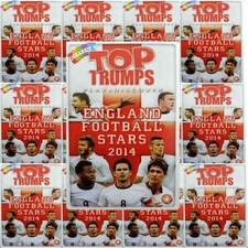 Top Trumps England Football Stars 2014 Single Player Cards – Various Teams