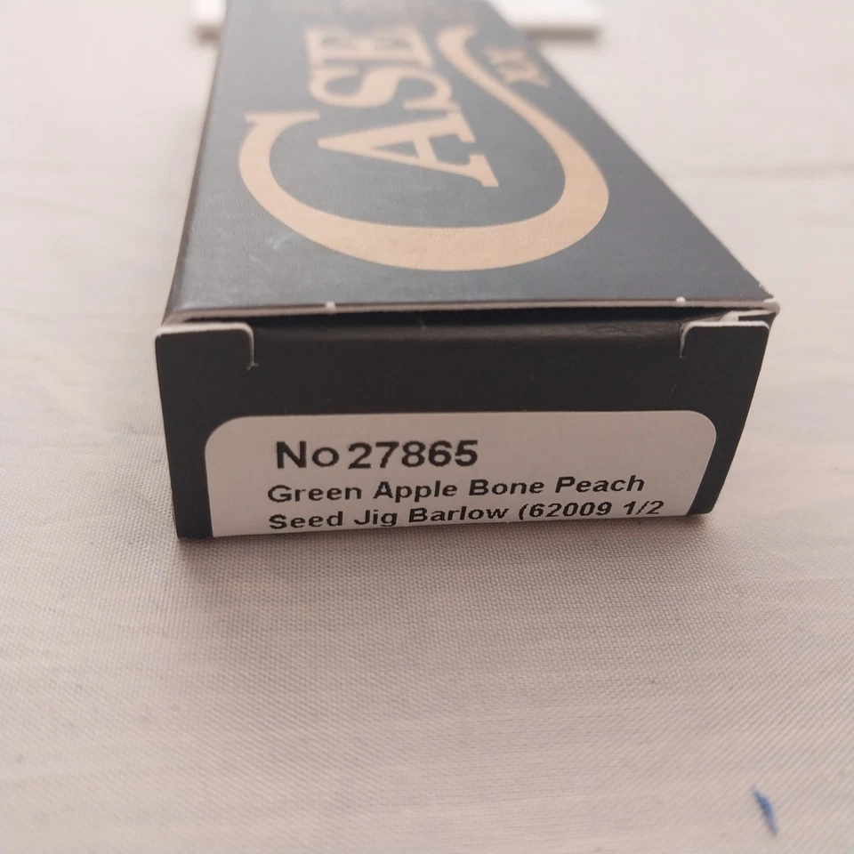 Case Cutlery Barlow Green Apple Jigged Folding Stainless Pocket Knife 27865 - Image 2 of 4