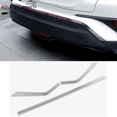 Rear Bumper Decorate For 2016 2017 2018 Toyota C-HR CHR Cover Trim Chrome 1PC