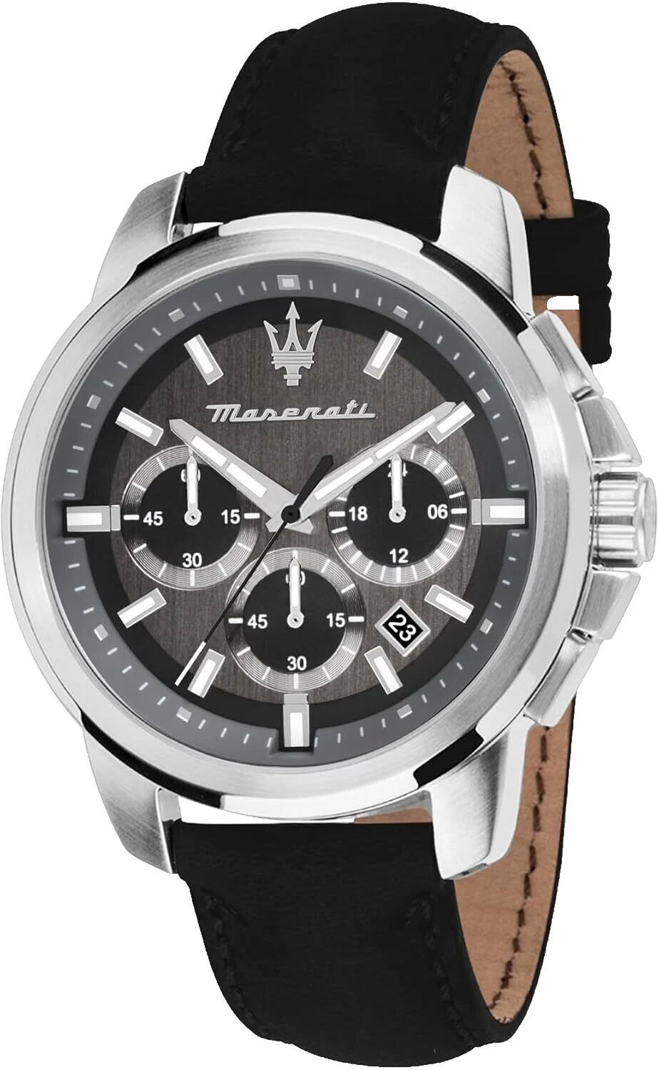 Relojes de pulsera analógico de Cuero Maserati
