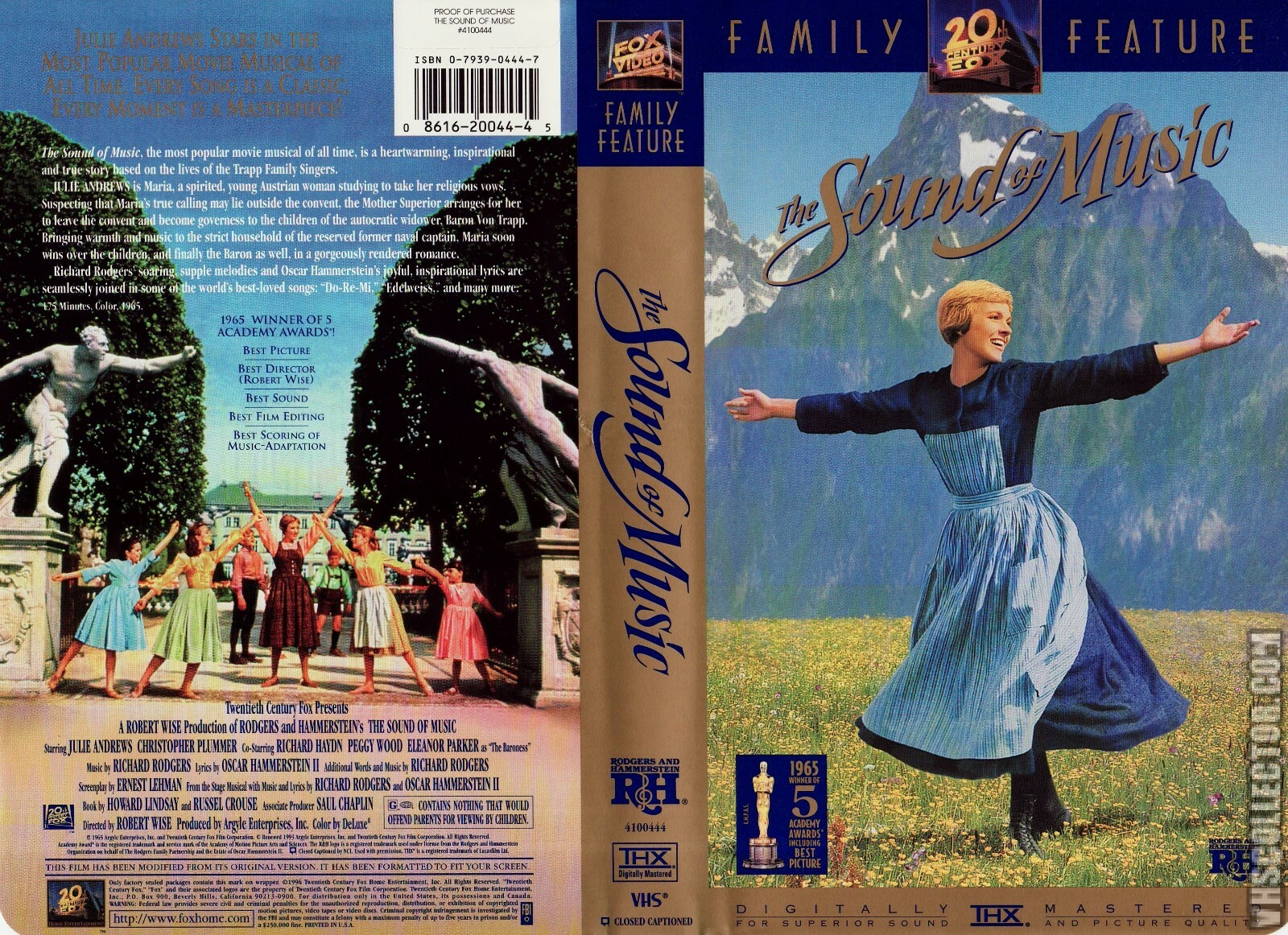 NEW / Sealed / The Sound of Music Starring Julie Andrews (VHS, 1996