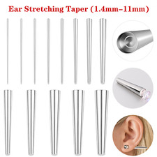 1 Pc Stainless Steel Ear Plug Stretching Taper Ear Gauge Piercing Assistant Tool