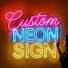 Custom Outdoor Business Signs – LED Illuminated Neon and Yard Signs for Business