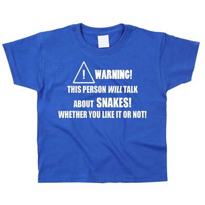 Schlangen Kinder Kinder Kinder T-Shirt Echsen Tiere Reptilien lustig cool Geschenk 