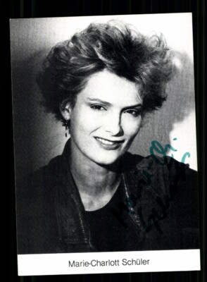 Marie Charlott Schüler Autogrammkarte Original Signiert # BC 219018