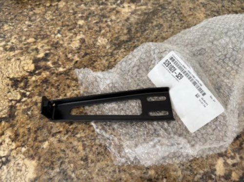 Polaris Mount Bracket, Front, Upper, Whisker, Black 5261028-329 - Picture 2 of 3