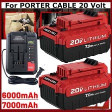 8.0Ah 20V Li-ion Battery For Porter Cable PCC685L PCC680L Tool / PCC692L Charger