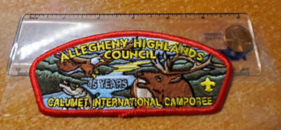 BSA Allegheny Highlands Council NY & PA CSP SA-94 ''CALUMET 45 years''  (Dbq)