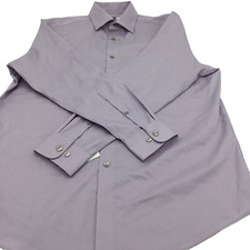 Calvin Klein Regular fit Stretch Wrinkle free shirt, Lilac Mist, M 15.5 34-35
