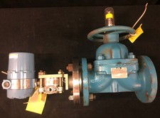 ITT 2.5&rdquo; CAST IRON 3-2538-M-903 DIA FLO DIAPHRAGM VALVE w/ Rosemont 1151 Smart