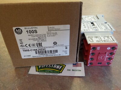100S-C16EJ422C Ser/B 16Amp Safety Contactor 24V Dated 2023    **Kentucky Stock**