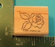 Stampin Up Flower Blossom Rubber Stamp