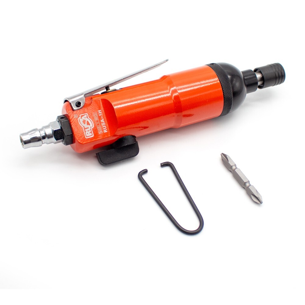 Industrial Strong 1/4inch Pneumatic Screwdriver Straight Handle Air Screw Driver