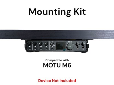 Desk Mount Kit for Motu M6 - Under Desk Mount Brackets