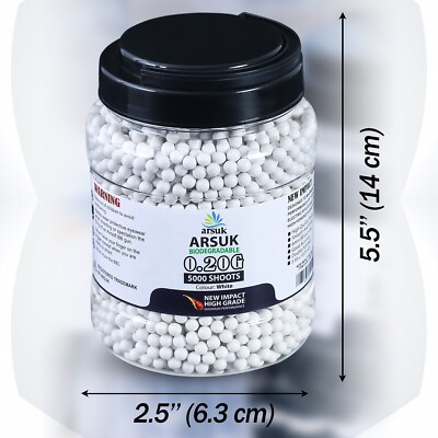 Aim Green Biodegradable Airsoft BBS, Premium-Grade 6mm - View #7