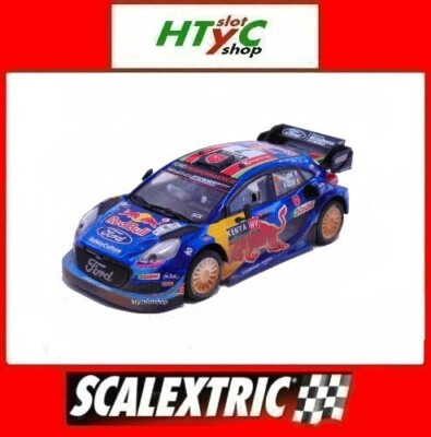 SCALEXTRIC Ford Puma WRC #7 Kenya Rally Mud Effect Loubet / GilSoul U10481S300