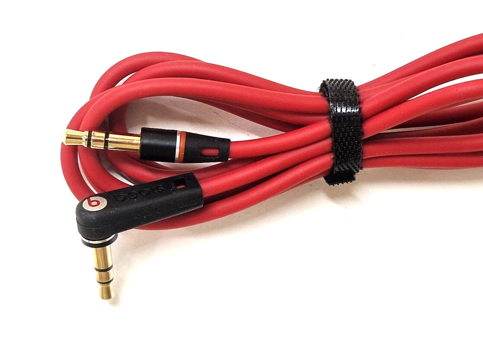 Cable auxiliar de audio conector L original Beats by Dre de repuesto de 3,5 mm cable cable cable Foto 3 de 4